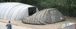 CONCRETE ZOMBIE SURVIVAL TENT