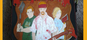 CUSTOM SHAUN OF THE DEAD BAG