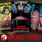 VINTAGE VHS ZOMBIE BOX ART